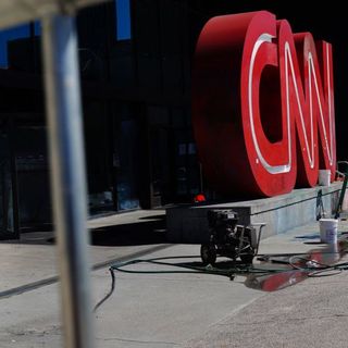 The internet slams CNN for erecting protective barrier at headquarters: 'CNN built a wall'