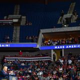 Trump Faces Thousands Of Empty Seats At Campaign Comeback Rally