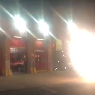 Video shows FDNY firefighters light off illegal fireworks in Brooklyn