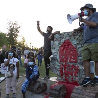 'I did the right thing:' Man arrested on suspicion of painting Arizona Confederate memorial speaks out