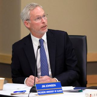 University of Alaska President Jim Johnsen will resign July 1