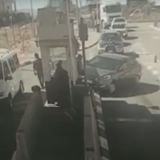 Footage of Suspected Attack Shows Palestinian's Car Veering Towards Israeli Soldiers Before Fatal Shooting - Palestinians