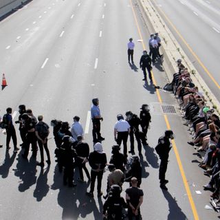 'They’re peaceful': Pa. State Police release dashcam video from I-676 protest tear-gassing