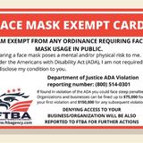 Have you seen this face mask exemption card? It's fake, Department of Justice says