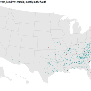 Map of Confederate monuments across the United States has 13 in Missouri