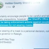 Sheriffs in Halifax, Sampson counties say they will not enforce face mask order in NC :: WRAL.com