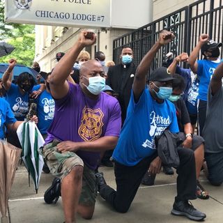 Retired Black Cops Kneel In Protest Against White Union Leadership