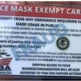 DOJ Warns 'Face Mask Exempt' Cards Are Fake | Law & Crime