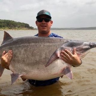 Edmond angler snags world record paddlefish at Keystone Lake