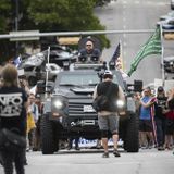 Alex Jones leads anti-mask protest at Capitol