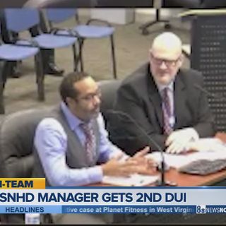 I-Team: SNHD manager faces criminal charges, including his 2nd DUI