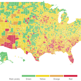 Green, Yellow, Orange Or Red? This New Tool Shows COVID-19 Risk In Your County