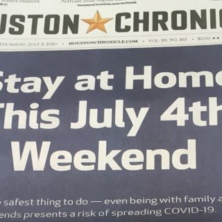 Houston Methodist places front-page ad, pushes text alerts in pre-July 4th message