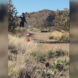 Volunteers scoop 45 pounds of dog poop from one Albuquerque trail