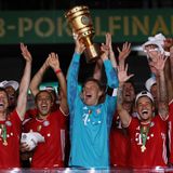 Bayern Munich remains on course for historic treble with German Cup win over Bayer Leverkusen