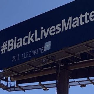 Black Lives Matter billboard vandalized in Draper