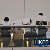 Security law: Hong Kong police arrest 8 at 'blank placard' silent protest - Hong Kong Free Press HKFP