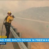 Soledad Fire: Blaze near Agua Dulce grows to 1,100 acres