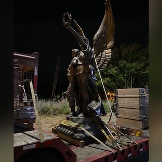 After 111 years, Salisbury Confederate monument “Fame” moved