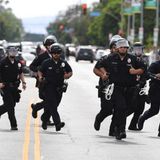 They Got The Memos, But LA Cops Still Aren't Wearing Masks