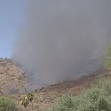 Crews battling brush fire on Thunderbird Mountain in Glendale