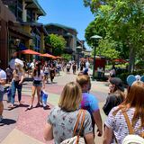 Long lines greet reopening of Downtown Disney
