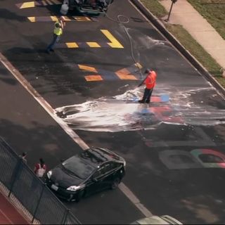 'Black Lives Matter' mural in Oak Park defaced, painted over to read 'All Lives Matter'