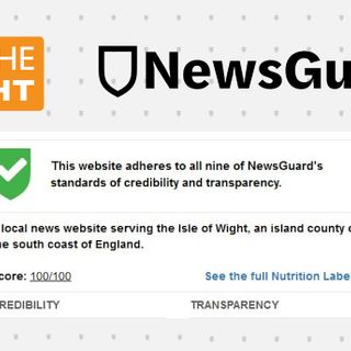 OnTheWight awarded 100% rating for news credibility and transparency by independent body, NewsGuard