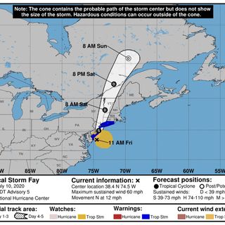 Analysis | Trump sends questionable tweet on Tropical Storm Fay’s threat to New Hampshire