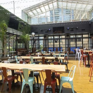 Inside Roots Pizza South Loop, Bringing a Retractable Roof to Printer’s Row